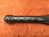 30" Heavy Duty Black Leather Tail Whip