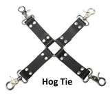 Wrist Cuffs Red and Black Leather Light Weight Handcuffs