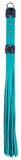 Bondage Turquoise Leather 20" Strap Whip