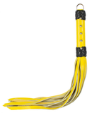 Bondage Yellow Leather 20" Strap Whip