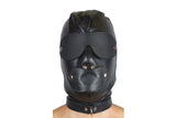 BONDAGE HOOD WITH REMOVABLE PIECES
