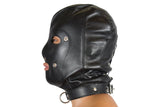 BONDAGE HOOD WITH REMOVABLE PIECES