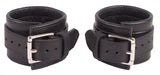Wrist Cuffs Black Leather Handcuffs