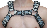 BULLDOG 1 1/4" HARNESS: CAMO BLUE