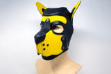 Puppy Leather Hood - Yellow