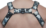 BULLDOG 1 1/4" HARNESS: CAMO BLUE