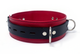 2" WIDE RED LEATHERBOY COLLAR