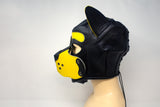 Puppy Leather Hood - Yellow
