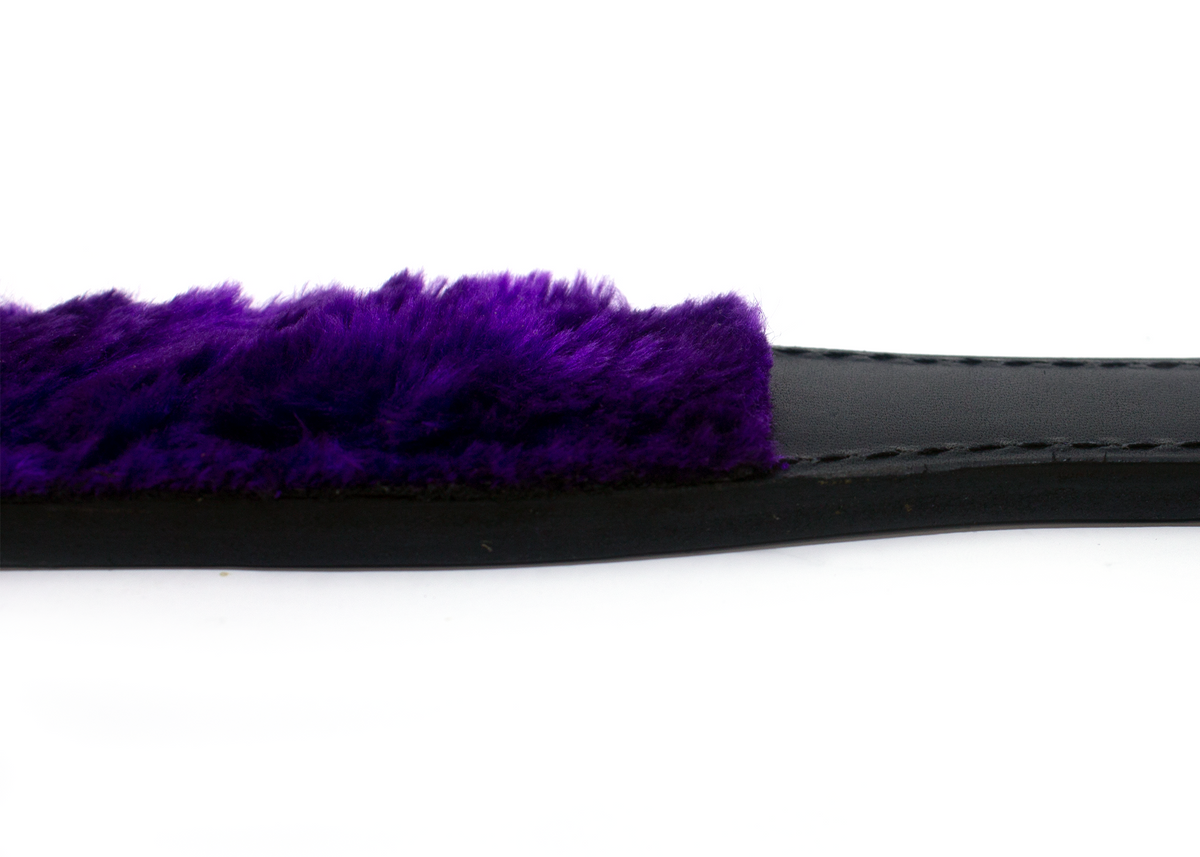 16 FUR PADDLE BLACK – The Leather Boy