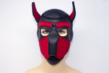 Puppy Neoprene Hood Red