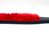 Fur Lined 12" Paddle: Red