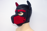 Puppy Neoprene Hood Red