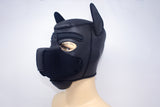 Puppy Neoprene Hood Black