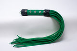 Bondage Green Leather 20" Strap Whip
