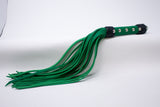 Bondage Green Leather 20" Strap Whip