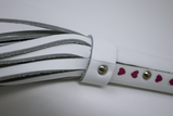 20" WHIP WHITE W/HEARTS