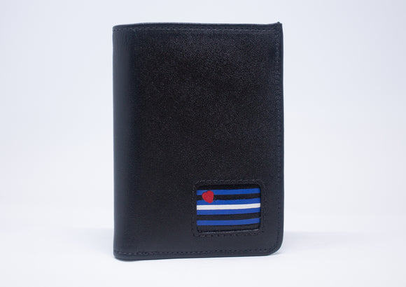 TRI-FOLD WALLET - LEATHER PRIDE ( WITH SNAPS )
