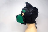 Puppy Leather Hood - Green