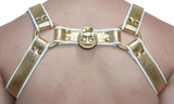 BULLDOG 1 1/4" HARNESS: GOLD