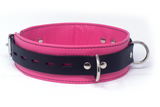 2" WIDE PINK LEATHERBOY COLLAR