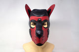 Puppy Leather Hood - Red