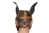 Puppy Leather Hood - "Co-Co"
