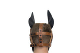 Puppy Leather Hood - "Buster"