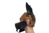 Puppy Leather Hood - "Buster"