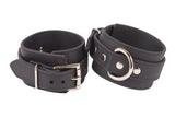 Rubber Ankle Cuffs Black Bio-thane Restraints