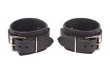 Rubber Ankle Cuffs Black Bio-thane Restraints