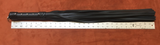 30" Black Leather Tail Whip, Heavy Duty Braided Handle