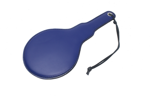 Blue Booty Breaker Large Leather Paddle