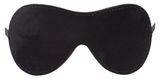 Genuine Leather Valentines Blindfold Black with Red Hearts