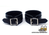 Soft Leather Lined Locking Ankle Cuffs