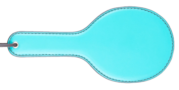 Turquoise Leather Pocket Paddle