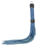 Bondage Blue Leather 20" Strap Whip