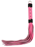 Bondage Pink Leather 20" Strap Whip