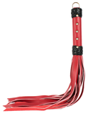 Bondage Red Leather 20" Strap Whip