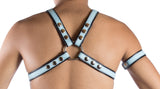 1" SNAP HARNESS - BABY BLUE