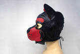 Puppy Leather Hood - Red