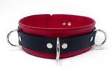 2" WIDE RED LEATHERBOY COLLAR