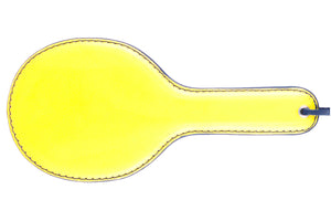 Yellow Leather Pocket Paddle