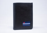 TRI-FOLD WALLET - LEATHER PRIDE ( WITH SNAPS )