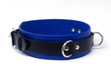2" WIDE BLUE LEATHERBOY COLLAR