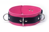 2" WIDE PINK LEATHERBOY COLLAR
