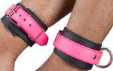 RUBBER PINK ANKLE CUFFS