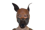 Puppy Leather Hood - "Co-Co"