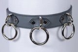 3 Ring Gray Collar