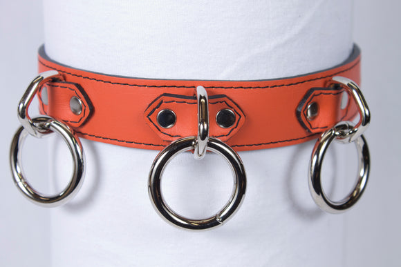 3 Ring Orange Collar