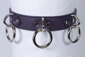3 Ring Purple Collar